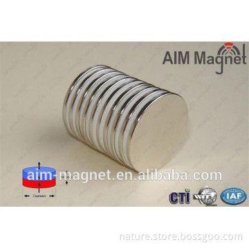 25mm x 1mm round rare earth neodymium magnets